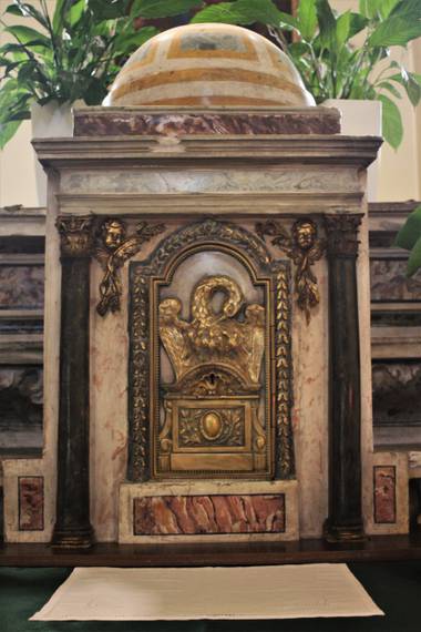 6 _ TABERNACOLO ALTARE MAGGIORE CHIESA DI MONTANARA.JPG